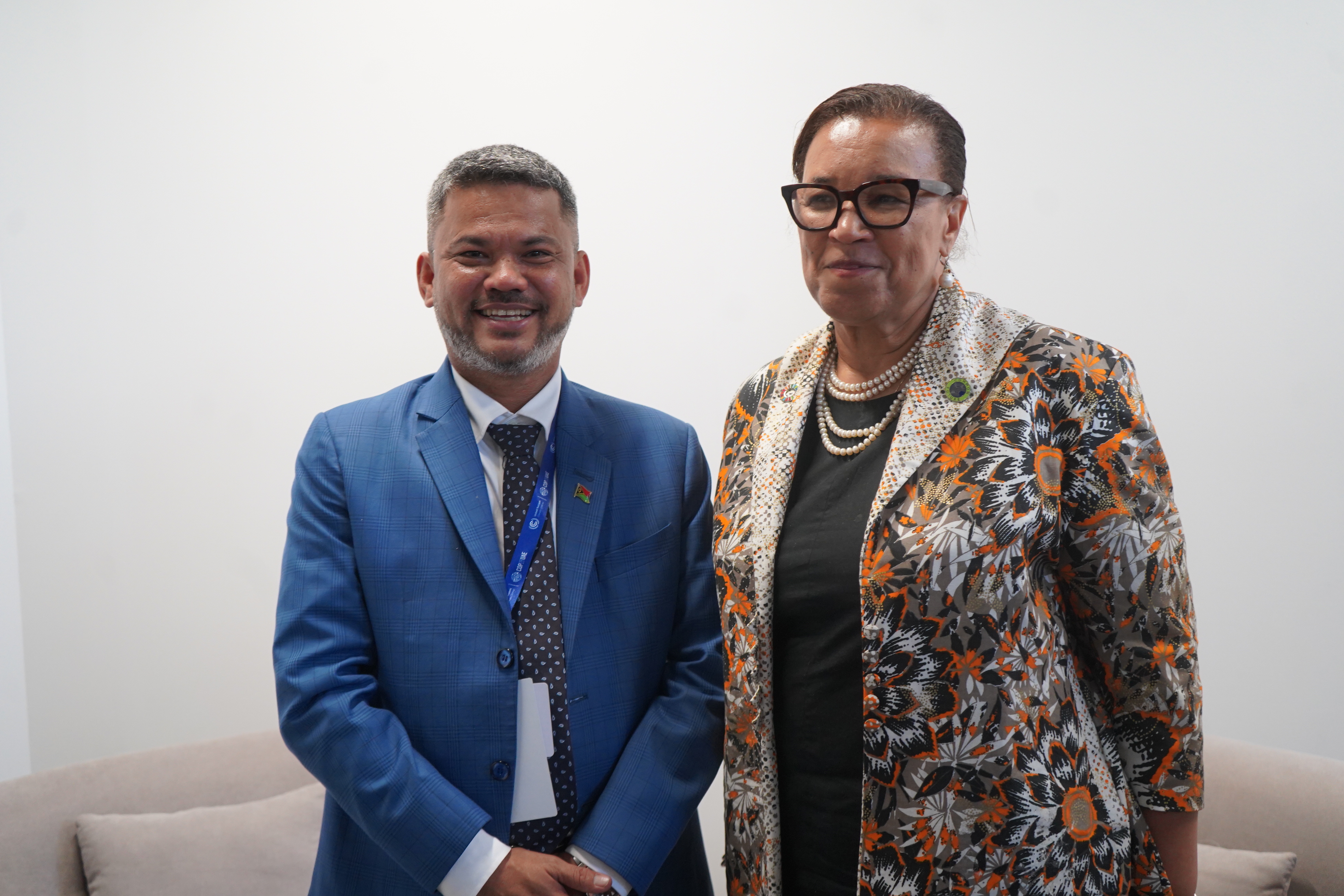 DPM Hon.Matai Seremaiah meets Commonwealth Secretary-General